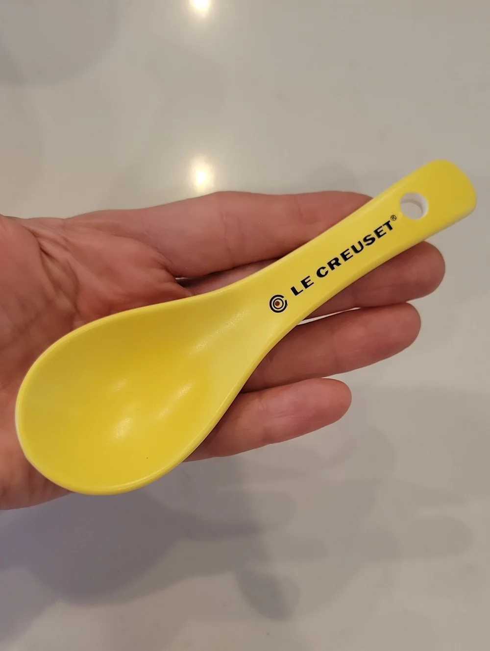 Le Creuset Yellow Serving Spoon